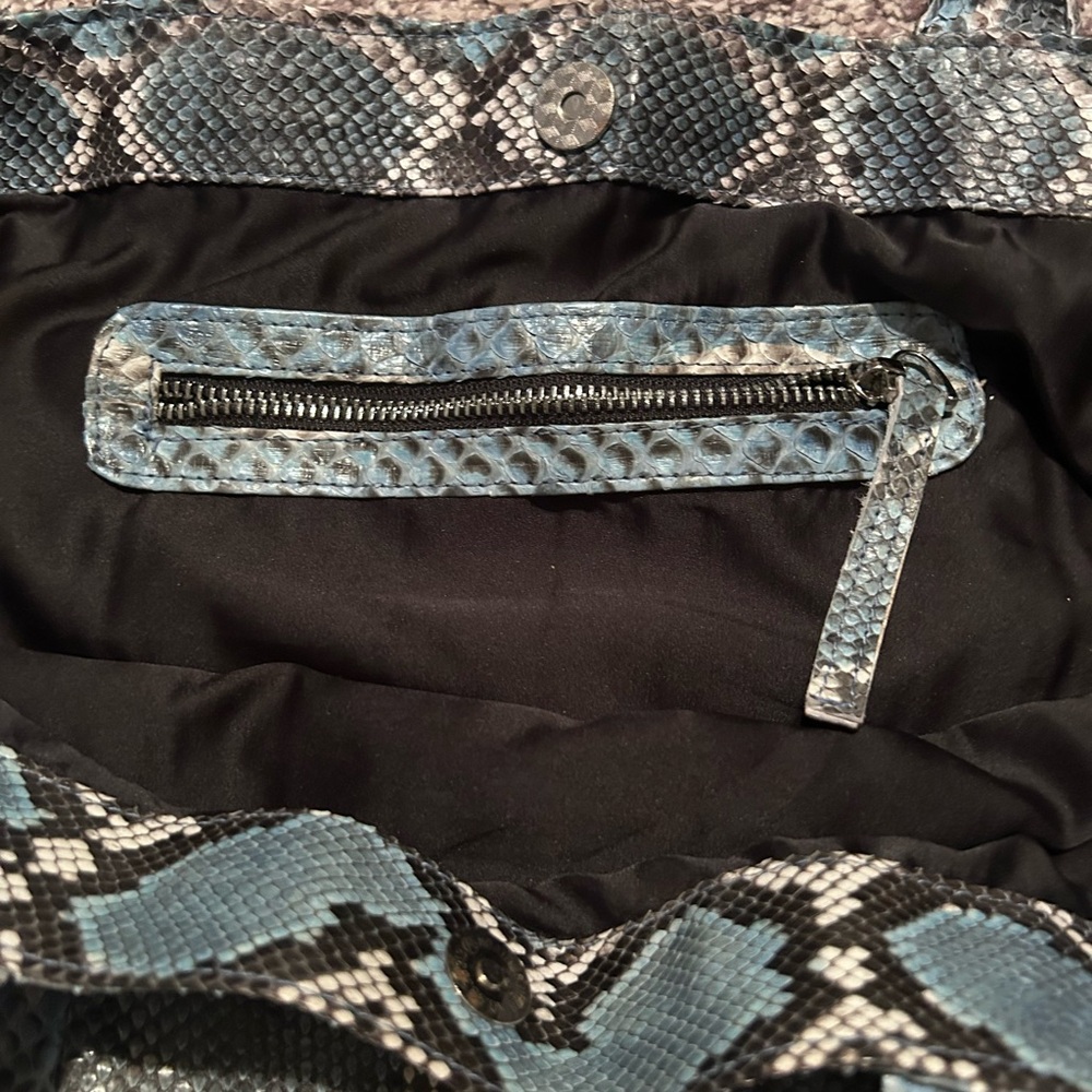 Beautiful Genuine Python Tote, Gently Used. Purch… - image 5